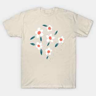 Daisies simple modern daisy pattern T-Shirt